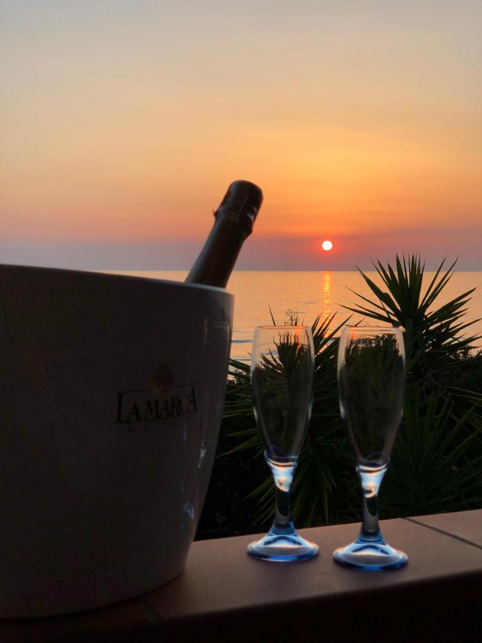 Residence Le Palme - Appartamenti Sul Mare - Spiaggia Tra Palinuro E Caprioli Pisciotta Eksteriør bilde